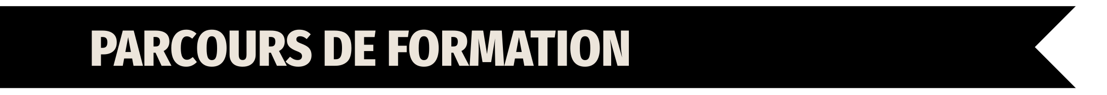 <h2>Parcours de formation</h2>